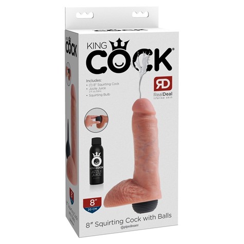 8INCH SQUIRTING COCK WITH BALLS